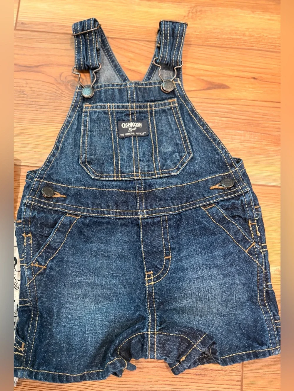 Two Overalls OshKosh Carter 12-18 months